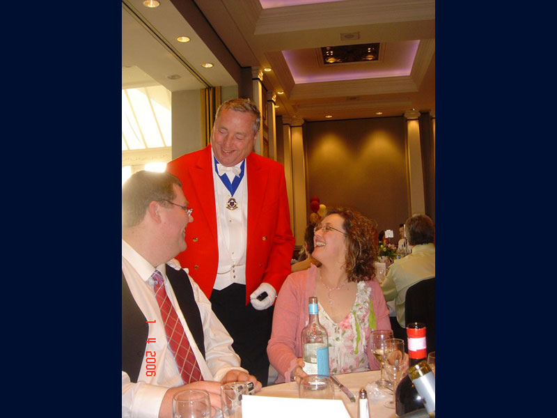Guy Boyling Toastmaster at wedding reception Brighton Pavillion