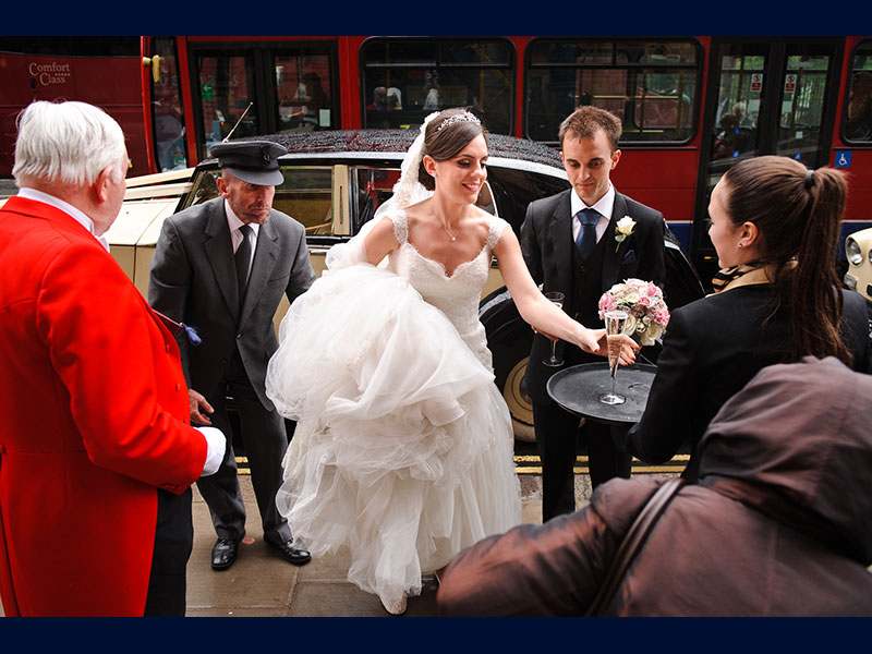 John Grosse Toastmaster at wedding reception in London
