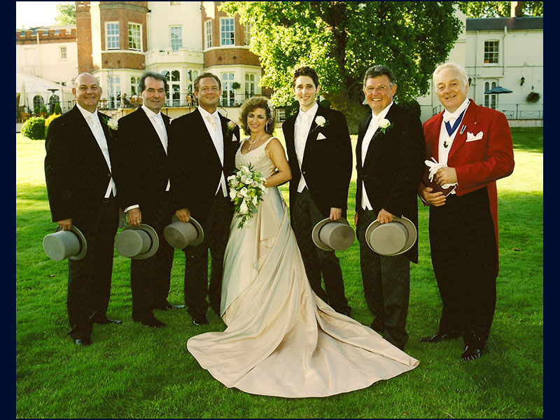 John Grosse Toastmaster at traditional wedding